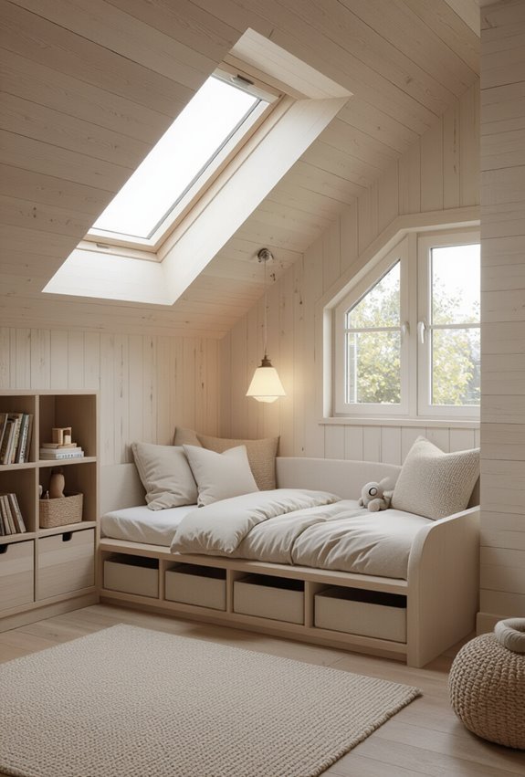 cozy safe attic bedroom