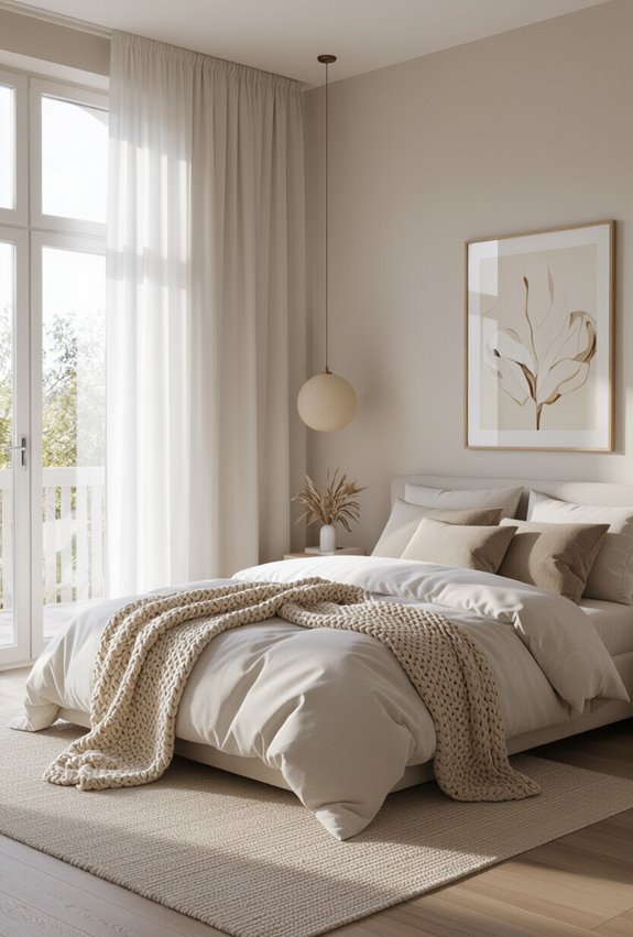 cozy scandinavian inspired neutral minimalism