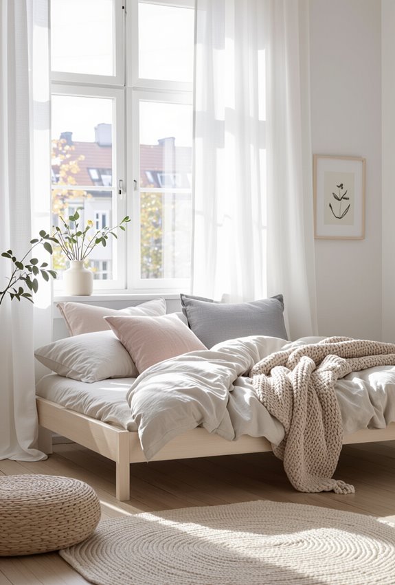 cozy scandinavian minimalist teenroom