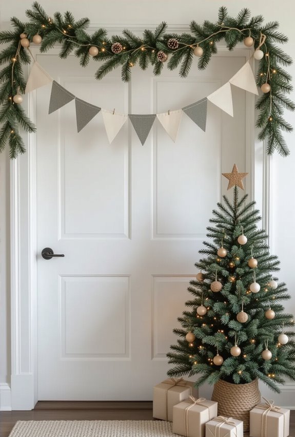 cozy seasonal fabric banner garlands