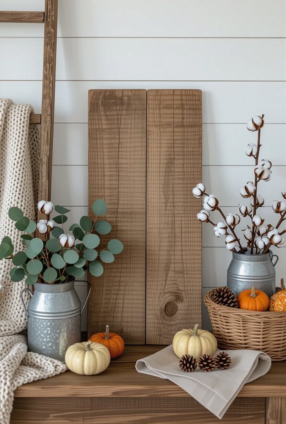 cozy seasonal farmhouse wall signs