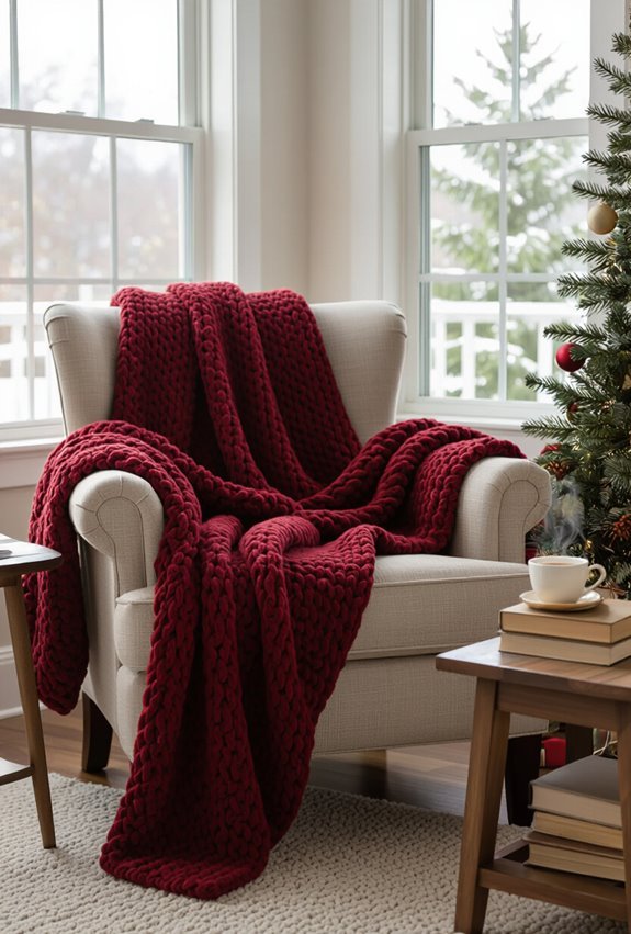 cozy seasonal window reading nook