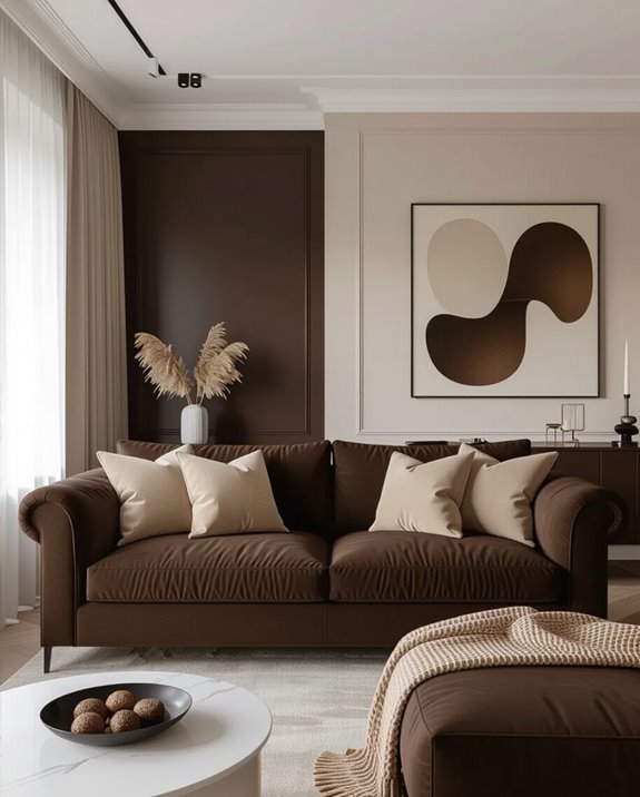 cozy sophisticated color combination