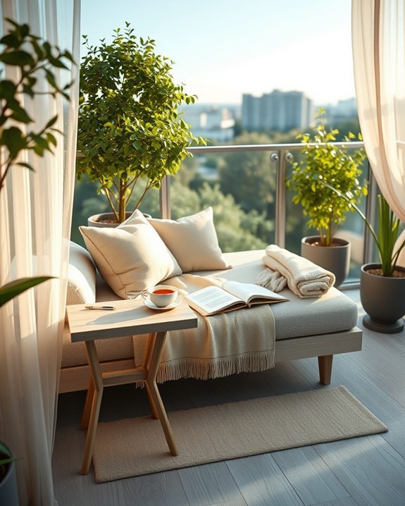 cozy study relaxation space