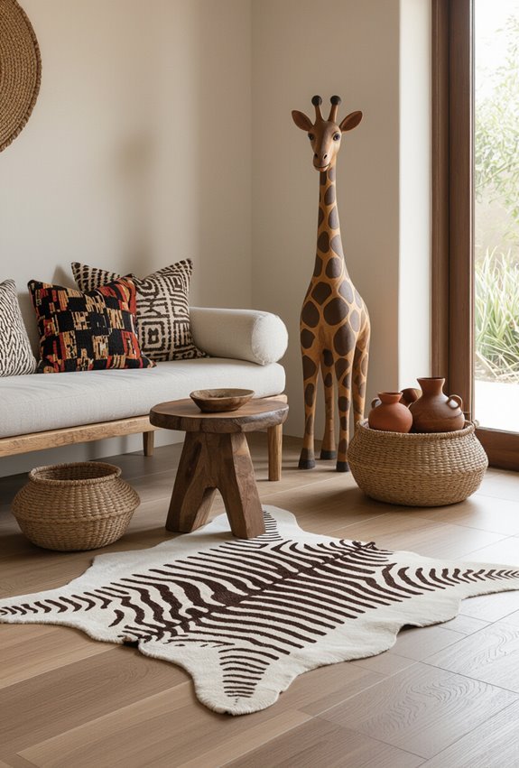 cozy sustainable african print corner