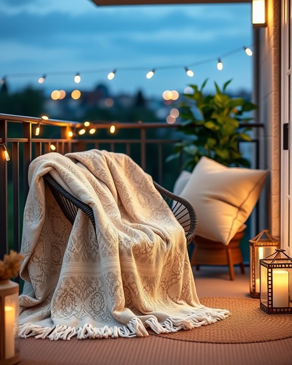 cozy textured throws warmth