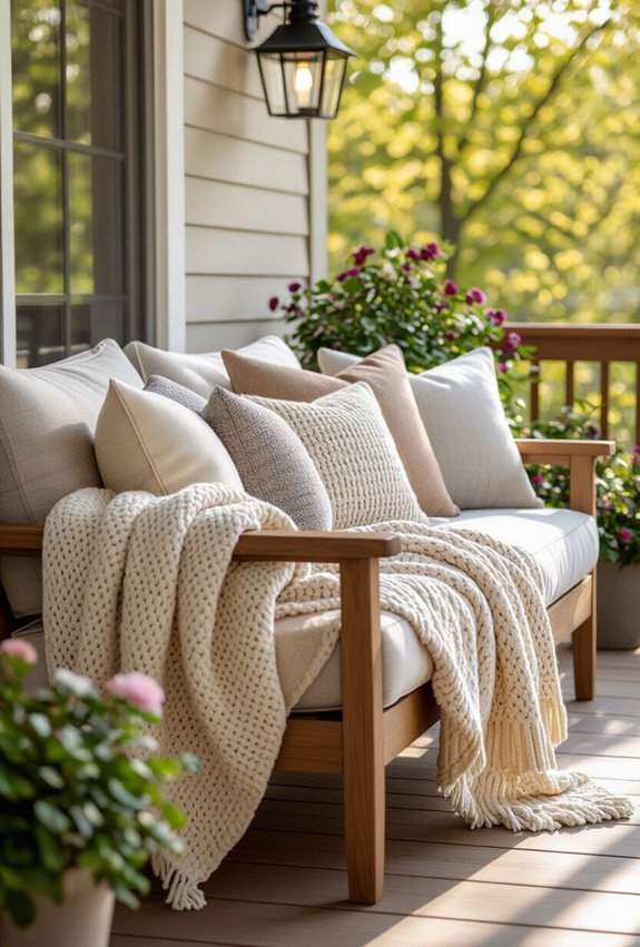 cozy throws and waterproof pillows