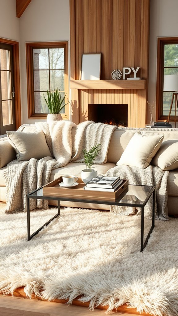 cozy throws enhance relaxation