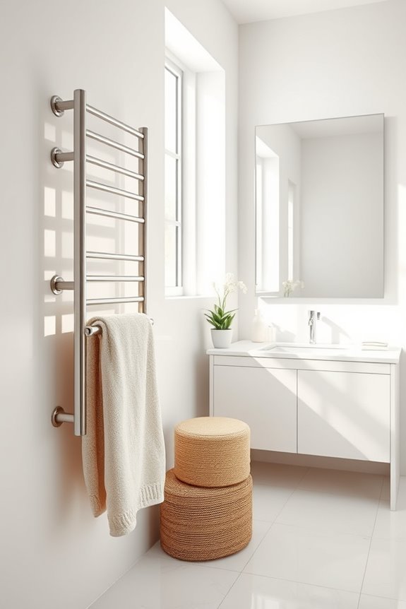 cozy towels stylish bathroom