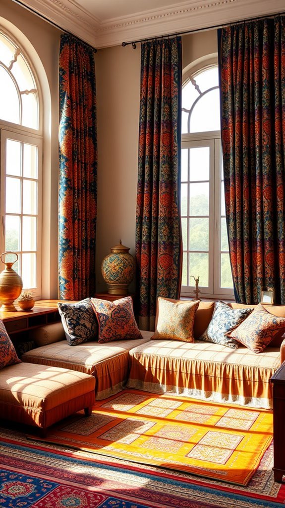 cozy traditional indian textiles