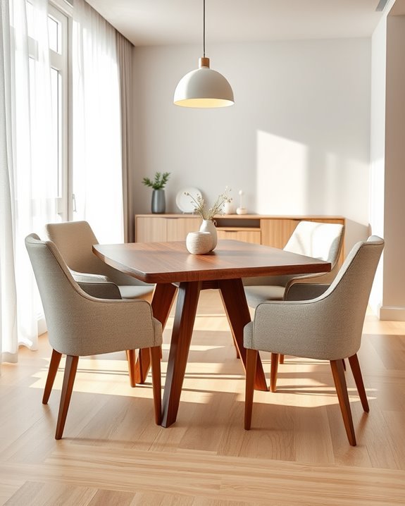 cozy upholstered dining chairs