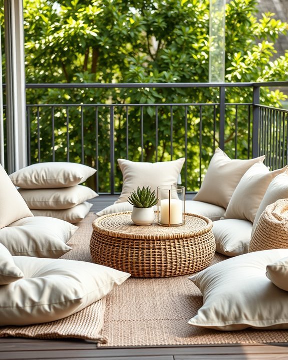cozy vibrant outdoor cushions