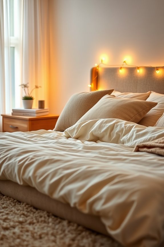 cozy warm string lights