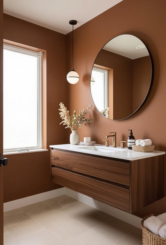 cozy warm taupe and cocoa