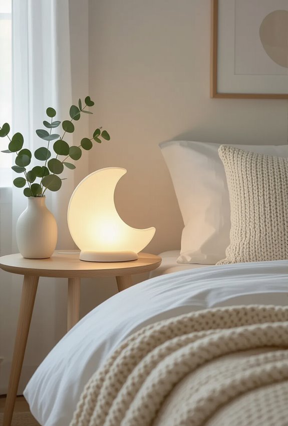 cozy whimsical moon and animals