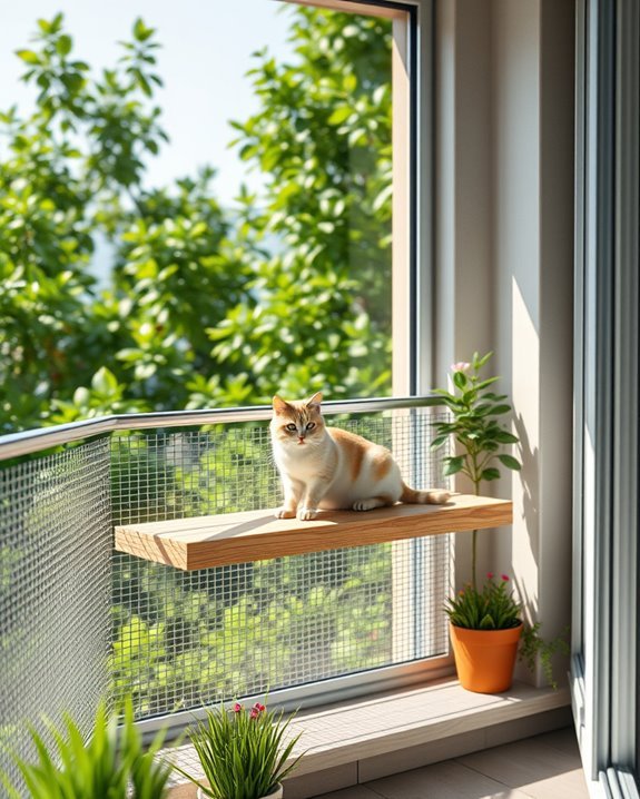 cozy window perches for cats