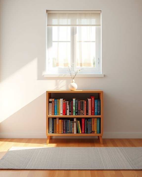 cozy window reading nook