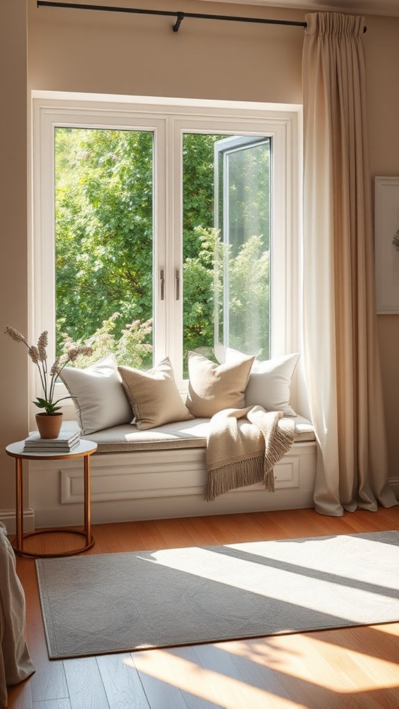 cozy window seat retreat