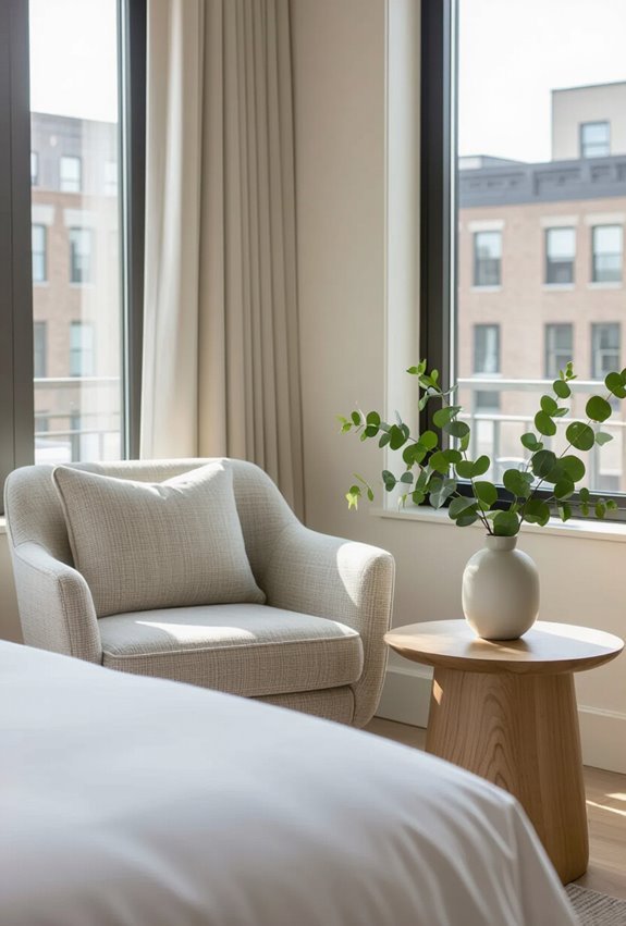 cozy window seating and reading