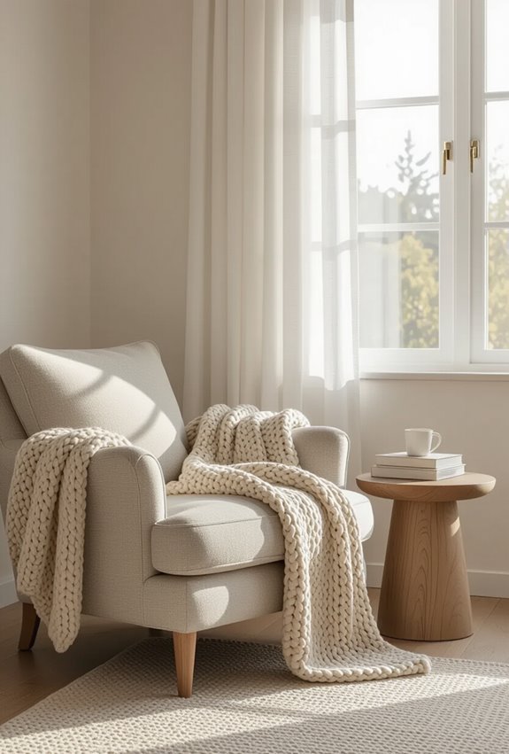 cozy windowed reading nook