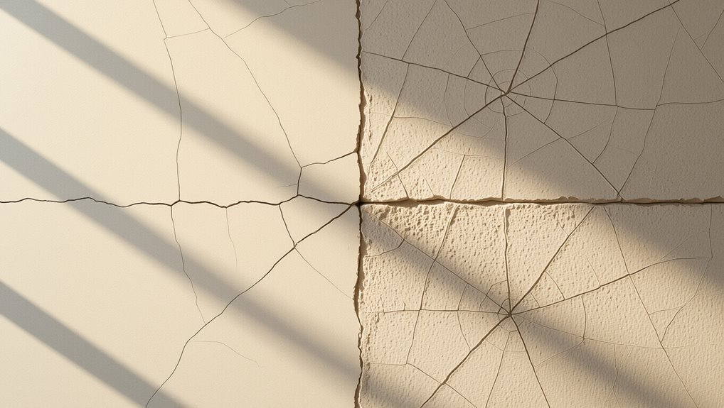 crack patterns indicate urgency