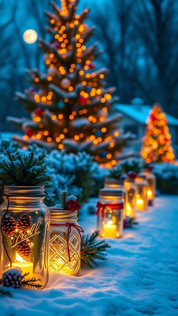 craft festive mason jar lanterns