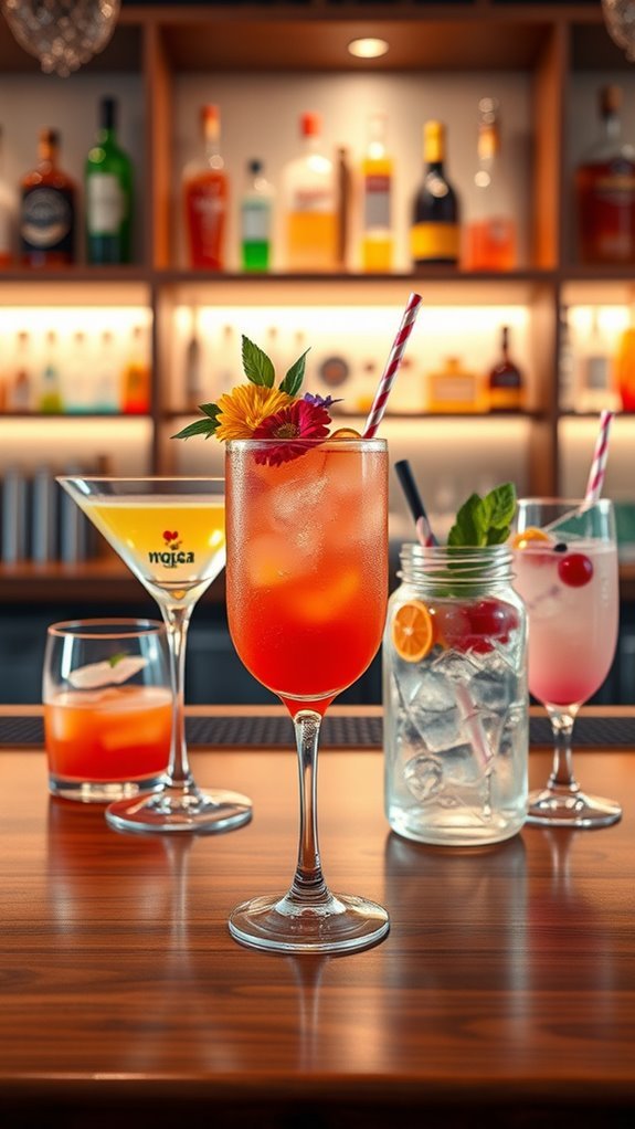 craft unique signature drinks