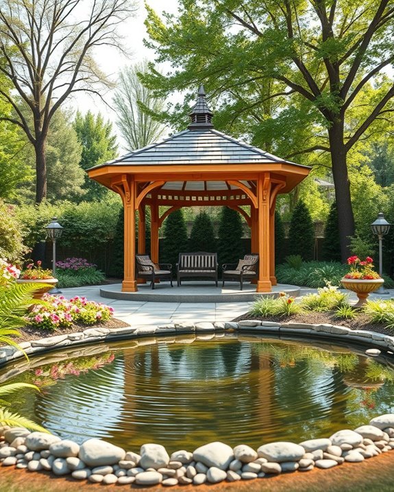 create a charming gazebo