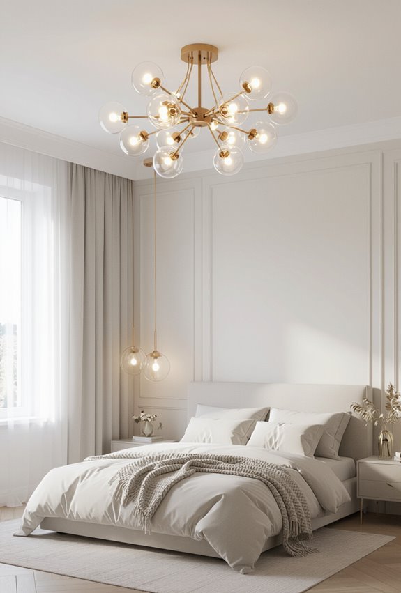 create a dramatic overhead focal point