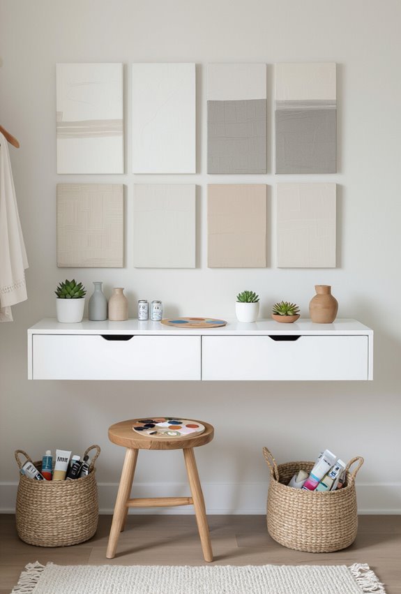 create bold diy artwall