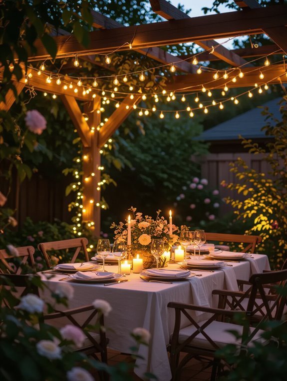 create romantic light ambiance