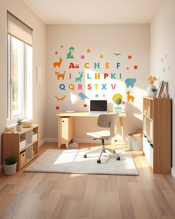 creative and educational wall decals