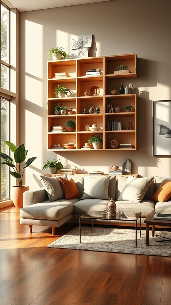 creative and functional shelving