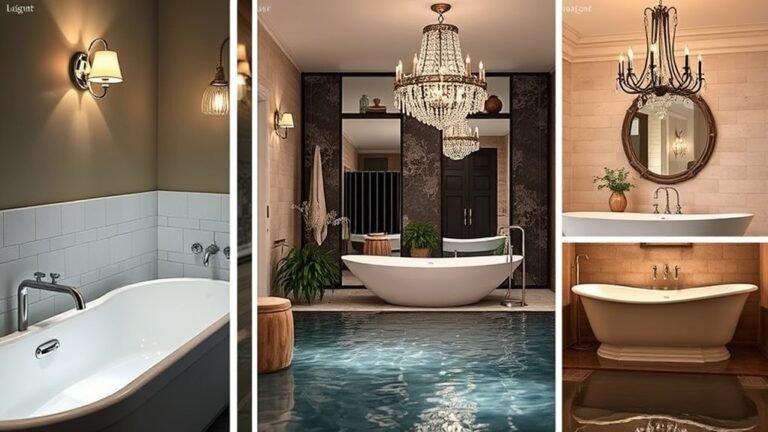 creative bathtub lighting designs