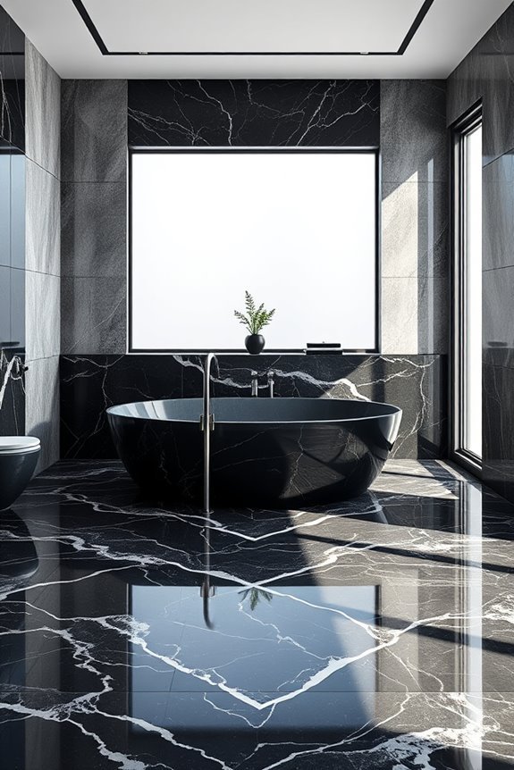 creative black marble patterns