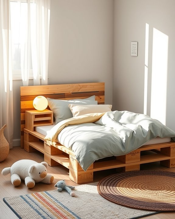 creative budget friendly pallet beds
