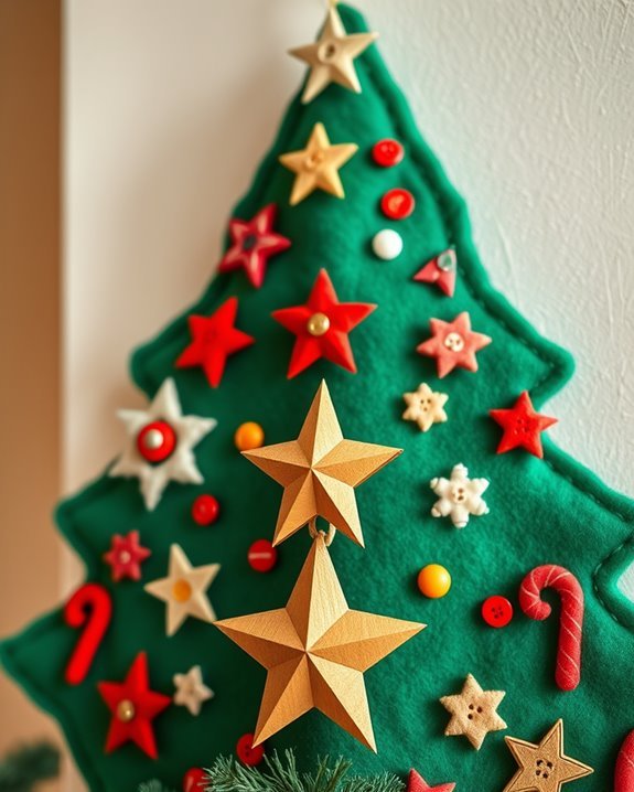 creative festive wall decor