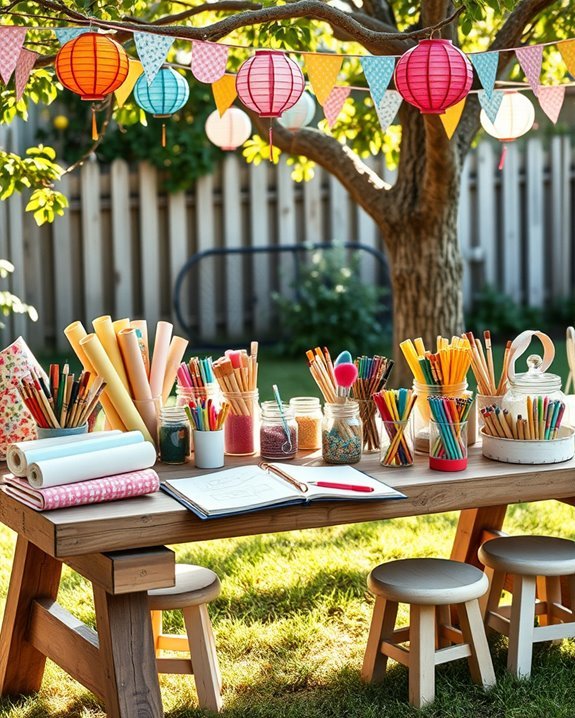 creative kids craft station