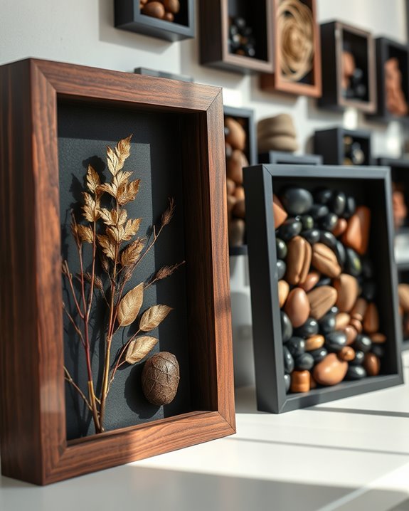 creative layered shadow displays