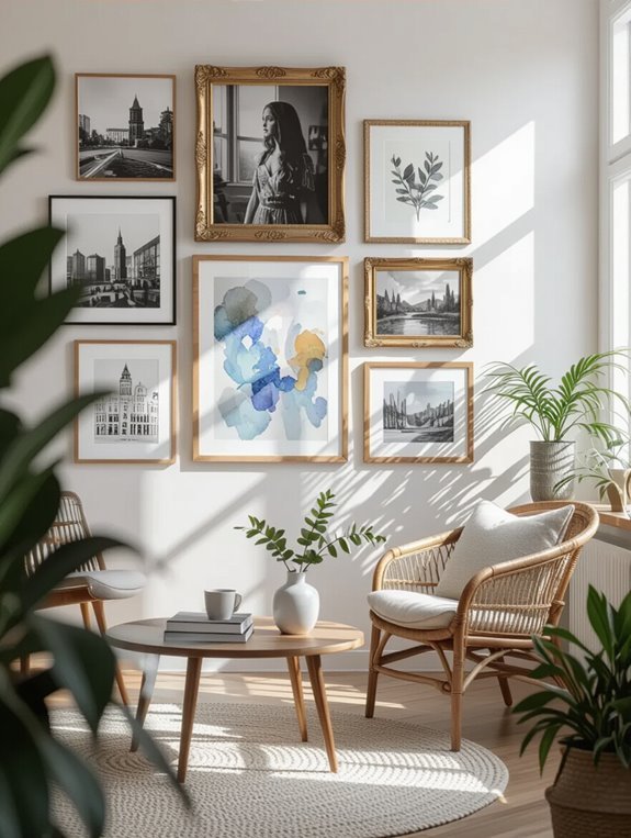 creative mixed media display