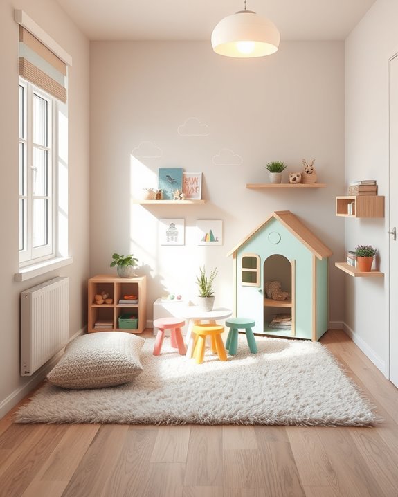 creative organized play space