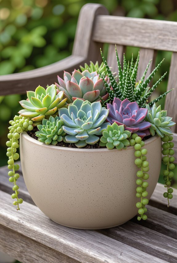 creative succulent planter arrangements
