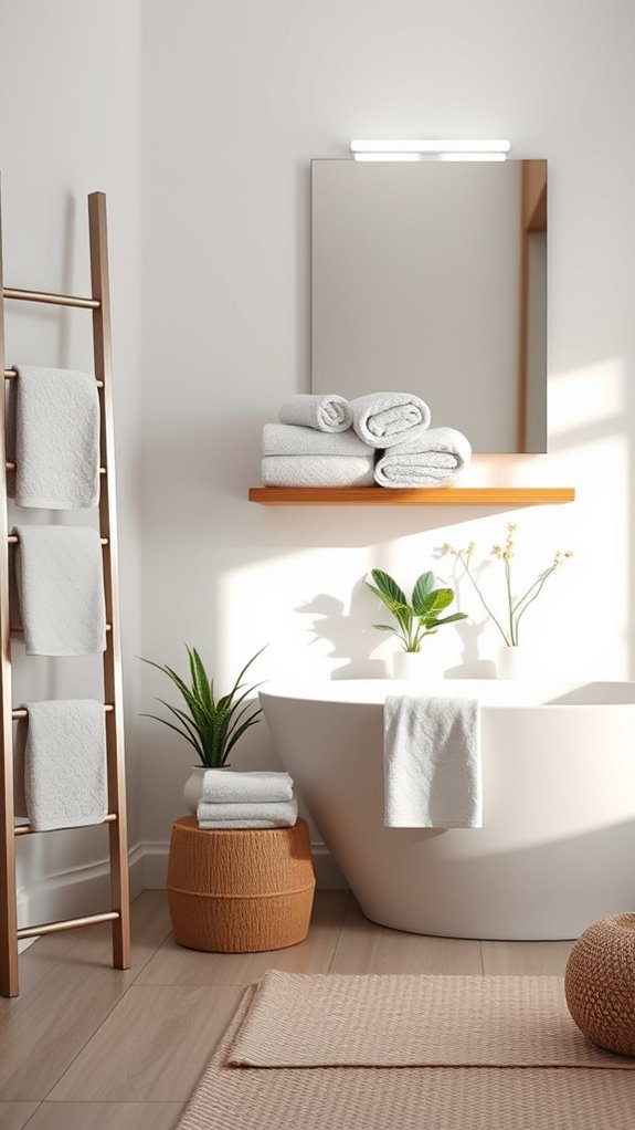 creative towel storage solutions