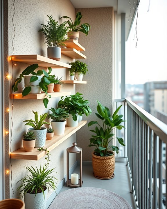 creative wall mounted shelving