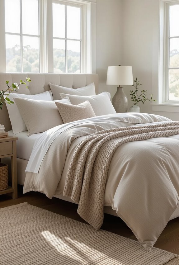 crisp layered inviting guestbed