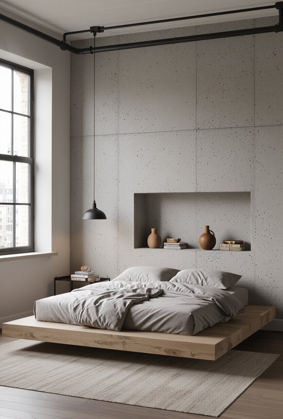 crisp minimalism with industriality