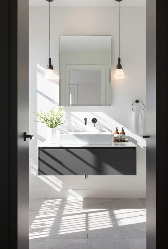 crisp white charcoal contrast
