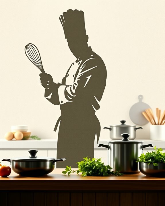 culinary passion in silhouettes