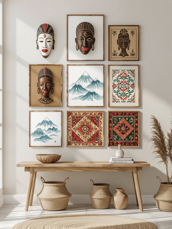 cultural motifs enrich decor