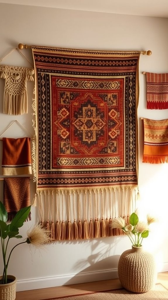 cultural textured wall decor
